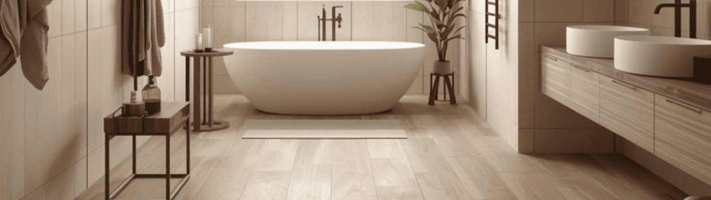 Можно ли класть кварц-винил в ванной комнате