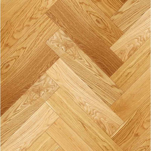 Паркет Елка Английская Royal Parket 490х125х13мм Дуб Натур лак