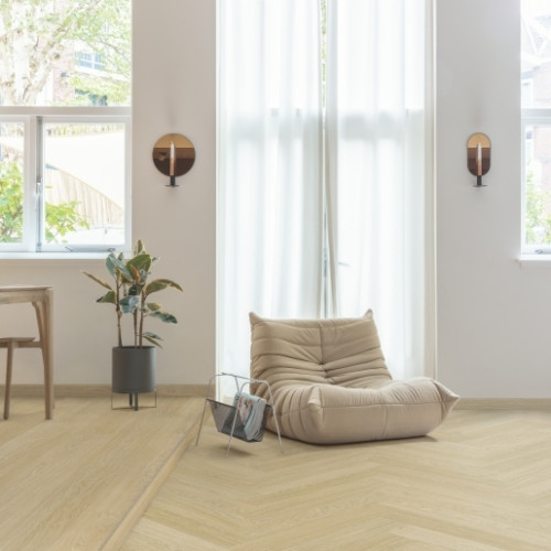 Кварцвиниловая плитка Quick Step Pristine SGHBC20331 Дуб безмятежный натуральный светлый