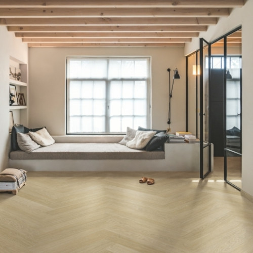 Кварцвиниловая плитка Quick Step Pristine SGHBC20331 Дуб безмятежный натуральный светлый