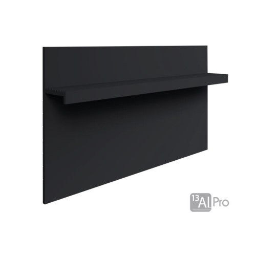 Скрытый Плинтус AlPro13 - 323 (черный RAL9005 МУАР, 2700 мм)
