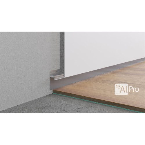 Теневой плинтус скрытого монтажа AlPro13 -7209 2700 мм. Анодированный