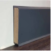 Плинтус Cubu 100x11 мм антрацит (2,5м)