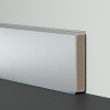 Плинтус Cubu 80x11 мм нержавеющая сталь (2,5м)