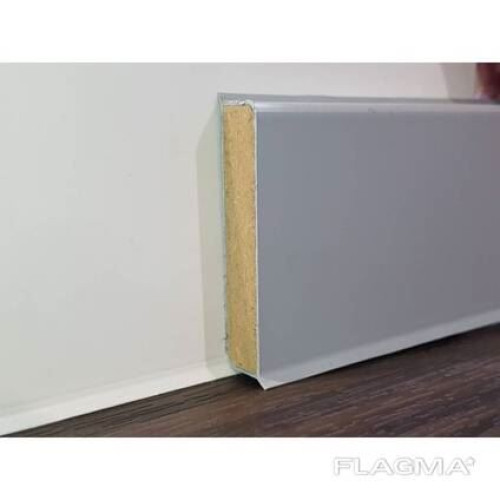 Плинтус Cubu XL 80x16 мм белый (2,5м)