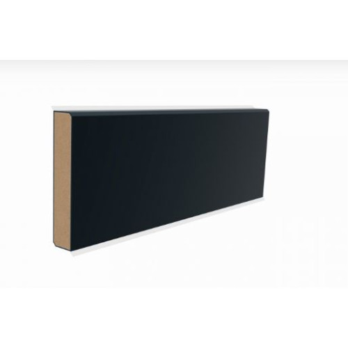 Плинтус Cubu 80x11 мм чёрный (2,5м)
